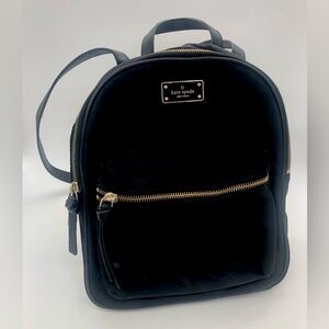 SOLD 🎉 Authentic Kate Spade ♠️ Mini Backpack Purse Black 🖤 Gold Hardware